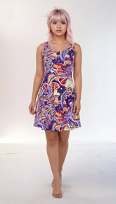 Sechie Mini Skater Dress